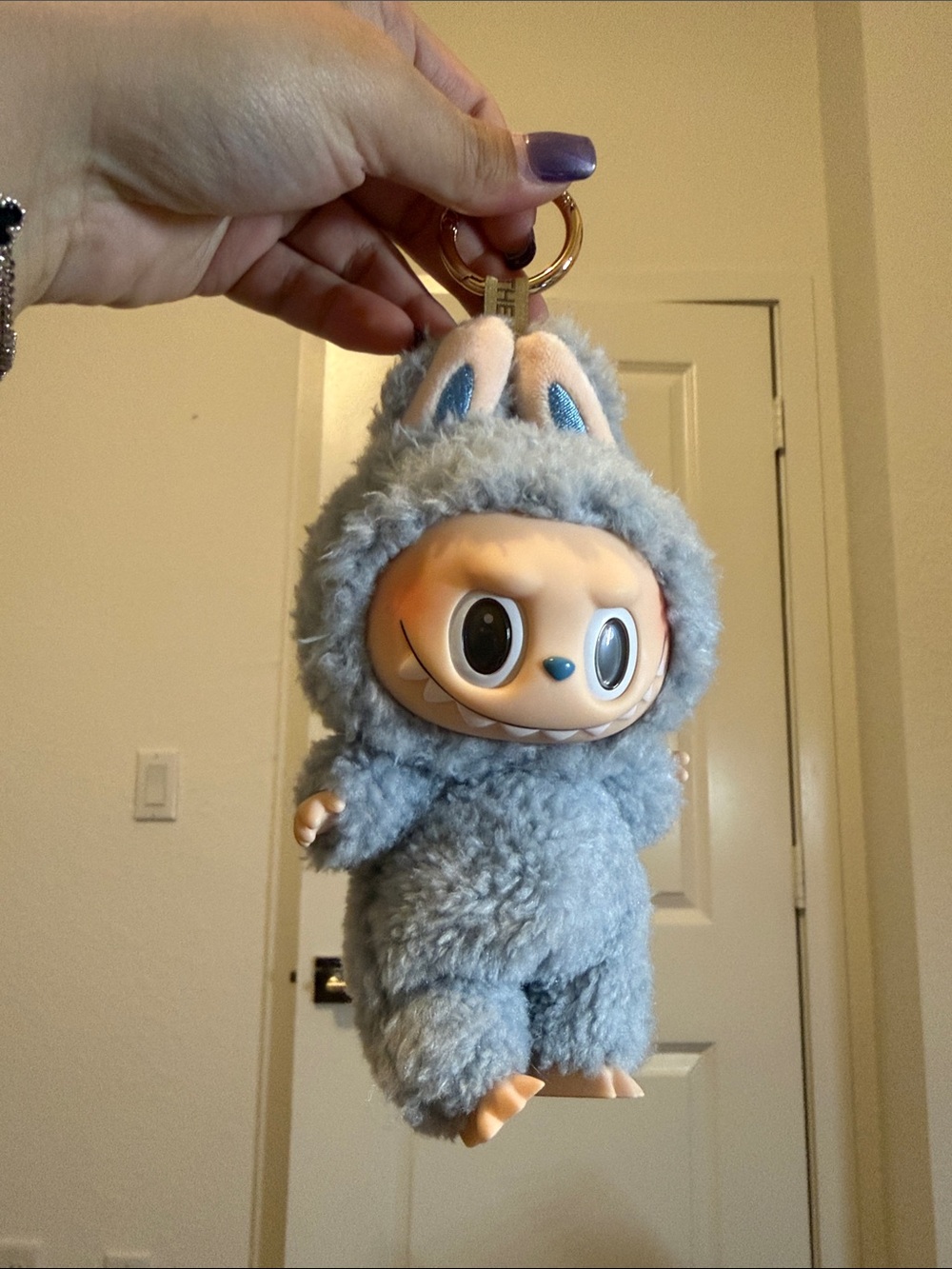 Pop Mart Labubu Plush Keychain The Monsters in Sea Salt Coconut (Authentic)